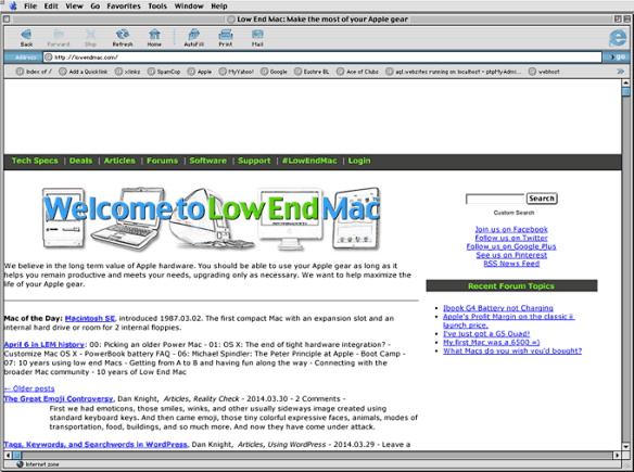 Download Internet Explorer For Mac 10 5 8